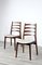 Sedie da pranzo Mid-Century in teak, anni '60, set di 4, Immagine 6