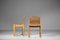 Italian Chairs in Ash and Wicker, 1970s, Set of 14 5