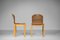 Italian Chairs in Ash and Wicker, 1970s, Set of 14 4