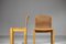 Italian Chairs in Ash and Wicker, 1970s, Set of 14 8