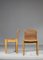 Italian Chairs in Ash and Wicker, 1970s, Set of 14 6