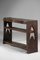 Brutalist French Wooden Console Table 10