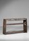Brutalist French Wooden Console Table 5