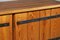 French Pine and Wrought Iron Sideboard, 1960s, Image 4