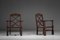 French Regionalist Armchairs, 1940s, Set of 2 15
