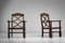 French Regionalist Armchairs, 1940s, Set of 2 2