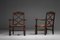 French Regionalist Armchairs, 1940s, Set of 2 11