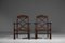 French Regionalist Armchairs, 1940s, Set of 2 16