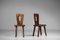 French Regionalist Chairs in Solid Elm, Set of 7 11