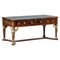 French Empire Style Bronze and Mahogany Leather Desk, Image 1