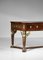Französischer Schreibtisch aus Bronze und Mahagoni im Empire Stil aus Leder 10