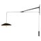 Large French Telescopic Wall Light with Counterweight from Arlus, 1960s, Image 1