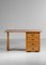 French Modernist Pine Desk, Image 11