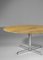 Oval Travertine & Marble Dining Table with Chrome 4 Star-Feet, 1970s, Image 5