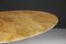 Oval Travertine & Marble Dining Table with Chrome 4 Star-Feet, 1970s 10