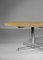 Oval Travertine & Marble Dining Table with Chrome 4 Star-Feet, 1970s 4