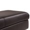 Courage Dark Leather Ottoman from Ewald Schillig 3