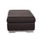 Courage Dark Leather Ottoman from Ewald Schillig 7