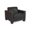 Model Ds 17 Black Leather Lounge Chair from de Sede 1