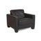 Model Ds 17 Black Leather Lounge Chair from de Sede, Image 1