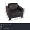 Model Ds 17 Black Leather Lounge Chair from de Sede 2