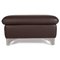 Dark Brown Leather Ottoman from Willi Schillig, Image 8