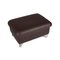 Dark Brown Leather Ottoman from Willi Schillig 7