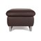 Dark Brown Leather Ottoman from Willi Schillig 10