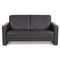 Mr 140 2-Seater Gray Leather Sofa from Musterring 1