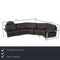 Medea Black Leather Corner Sofa from Artanova, Image 2