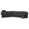 Medea Black Leather Corner Sofa from Artanova 1