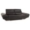 Black Leather 2-Seater Sofa by Gio Mano 7