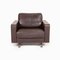 Leather Armchair in Dark Brown from Gyform 6