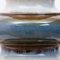 Lampada da terra grande in ceramica con paralume in seta di René Houben, anni '60, Immagine 10