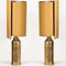 Bitossi Lamps from Bergboms with Custom Made Shades by René Houben, Set of 2 5