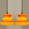 Lampe à Suspension Orange de Peill & Putzler, 1970s 2