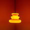 Orange Pendant Light from Peill & Putzler, 1970s 10