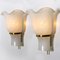Wall Sconces in Brass and Textured Glass from Doria, 1960s, Set of 2, Image 4