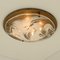 Brass and Blown Murano Glass Flush Mount from Hillebrand, Austria 9