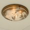 Deckenlampe aus gebürstetem Muranoglas von Hillebrand, Österreich 9