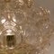 Lampade ad incasso in vetro ambrato di Helena Tynell, anni '60, set di 2, Immagine 5