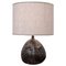 Ceramic Table Lamp by Theresa Bataille, Dour Belgium 1