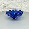 Mid-Century Modern Italian Blue Murano Glass Ashtray, 1970s 1