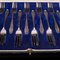 Vintage English Art Deco Cake Forks in Silver, Set of 12 11