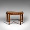 Antique Oriental Nesting Tables in Bamboo, Set of 3 3