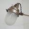 Industrial French Metal and Glass Adjustable Wall Lamp 7