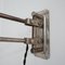 Industrial French Metal and Glass Adjustable Wall Lamp, Image 5