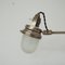 Industrial French Metal and Glass Adjustable Wall Lamp 8