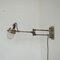 Industrial French Metal and Glass Adjustable Wall Lamp, Image 4