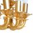 Middle Eastern 24-Light Chandelier in Brass, 1950s 5